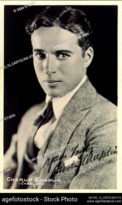 Postcard '900. Charlie Chaplin